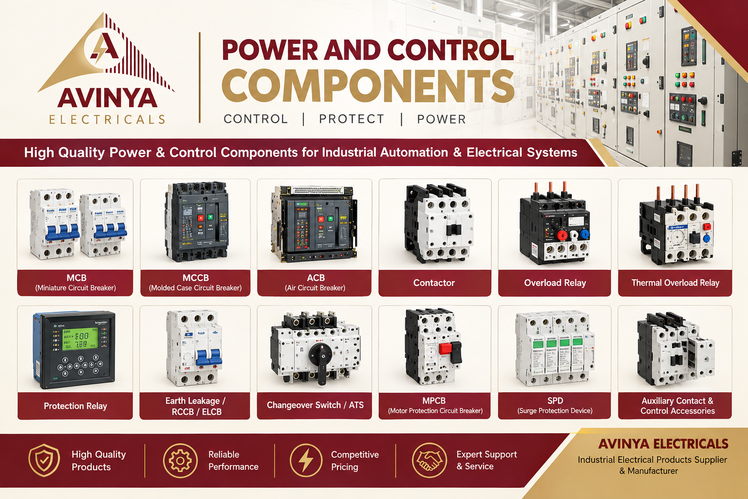 Power and Control Components in Vadodara